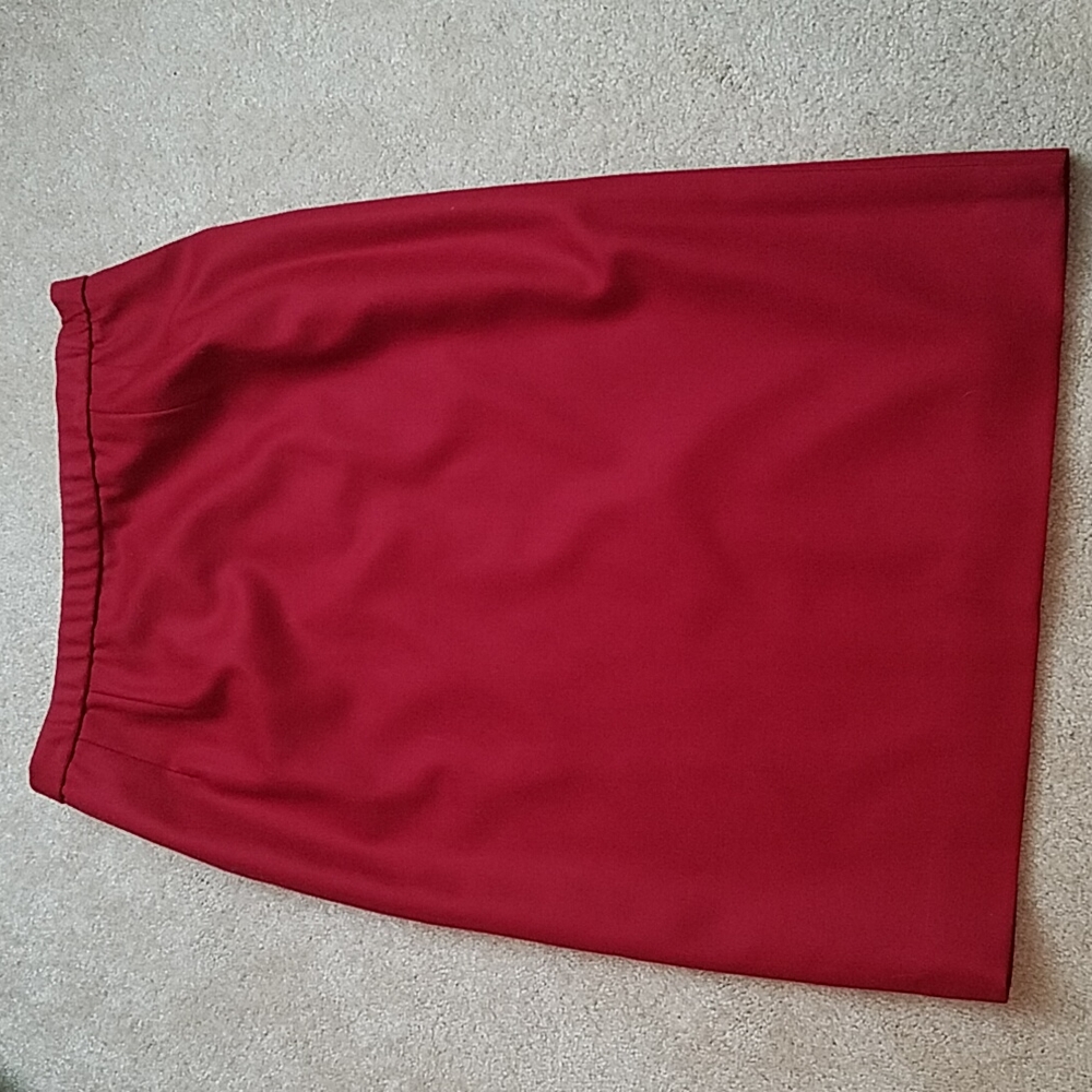 Pendleton wool cherry red skirt